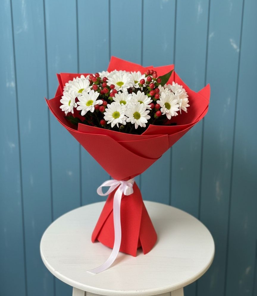 Букет цветов из: Хризантемы в Северном Белгородской области