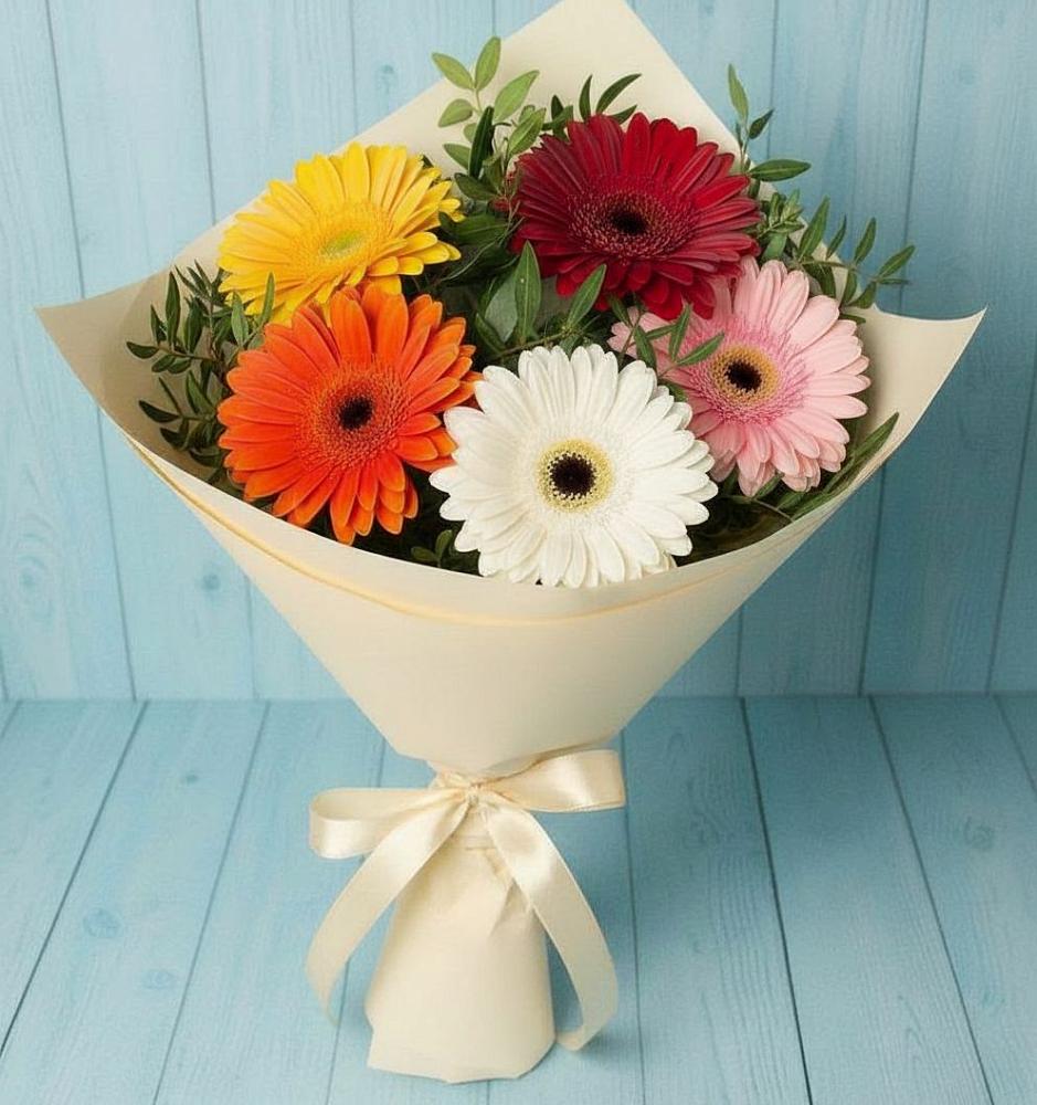 Букет цветов из: Герберы в Северном Белгородской области