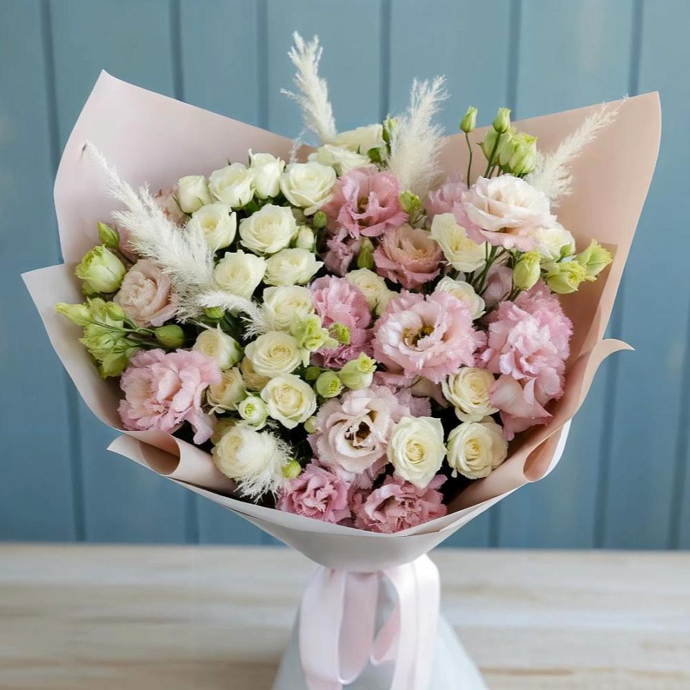 Букет цветов из: Альстромерии и Розы в Северном Белгородской области