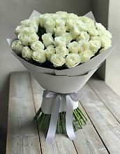 Букет 35 Белых роз в Северном Белгородской области