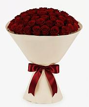 Букет 101 Бордовая роза Блэк Бакарра в Северном Белгородской области