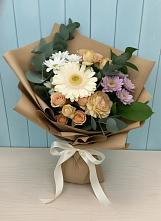 Букет цветов из:  Герберы и Хризантемы в Северном Белгородской области