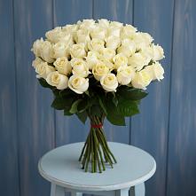 Букет 51 Белая роза Эдлесс Лав #REPLACE_PRED# Северном Белгородской области