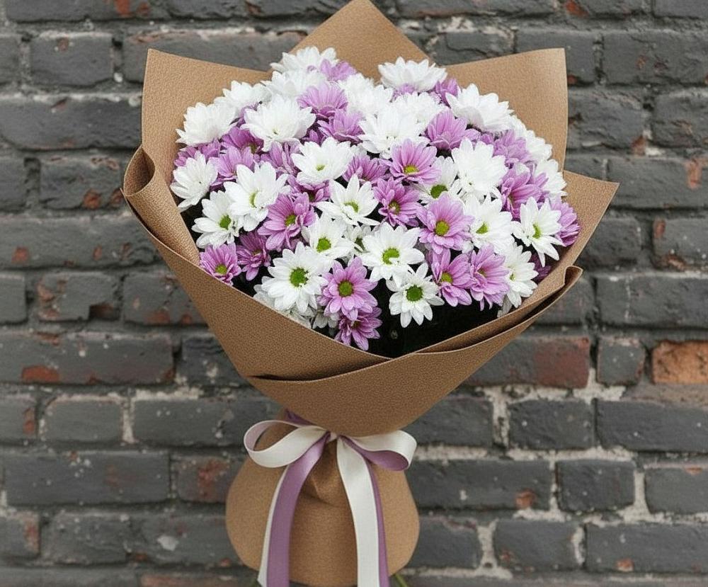 Букет цветов из: Хризантемы в Северном Белгородской области