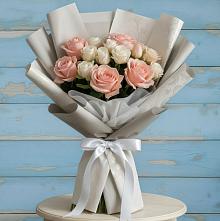 Букет цветов из:  Розы #REPLACE_PRED# Северном Белгородской области
