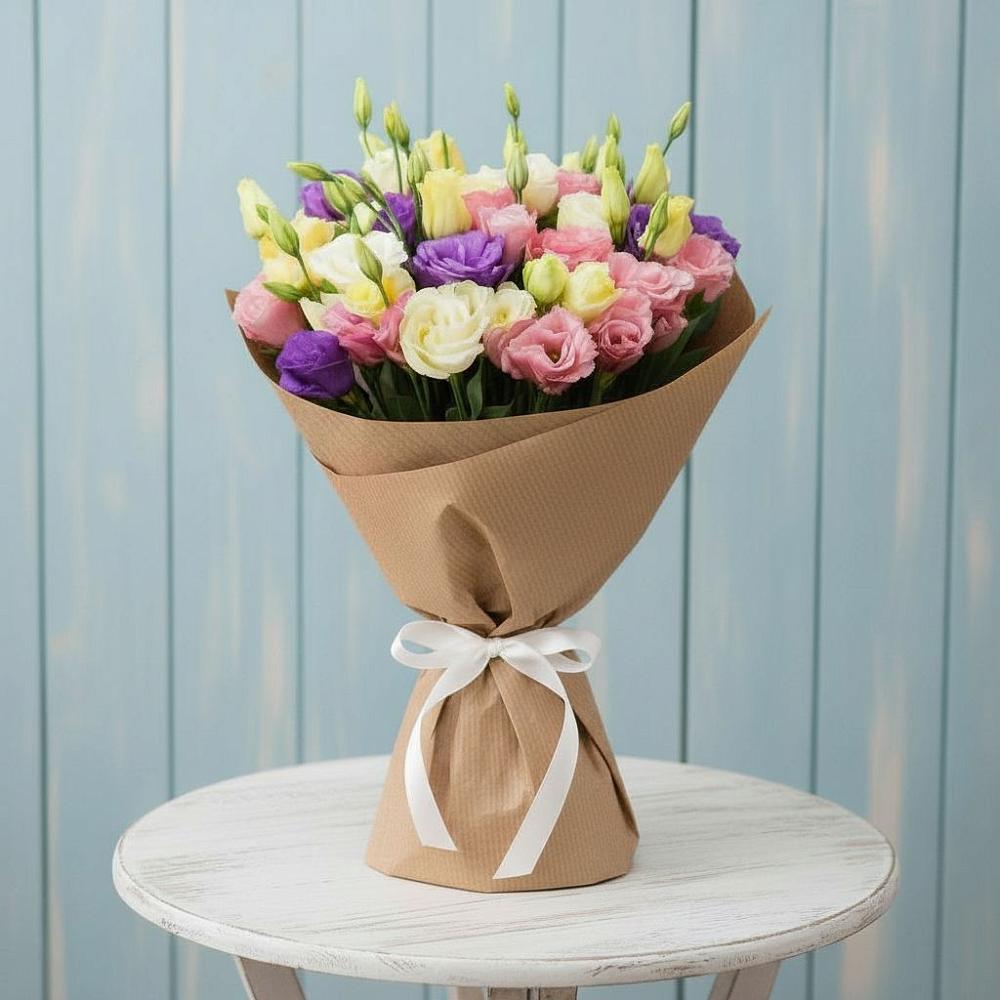 Букет цветов из: Лизиантусы в Северном Белгородской области