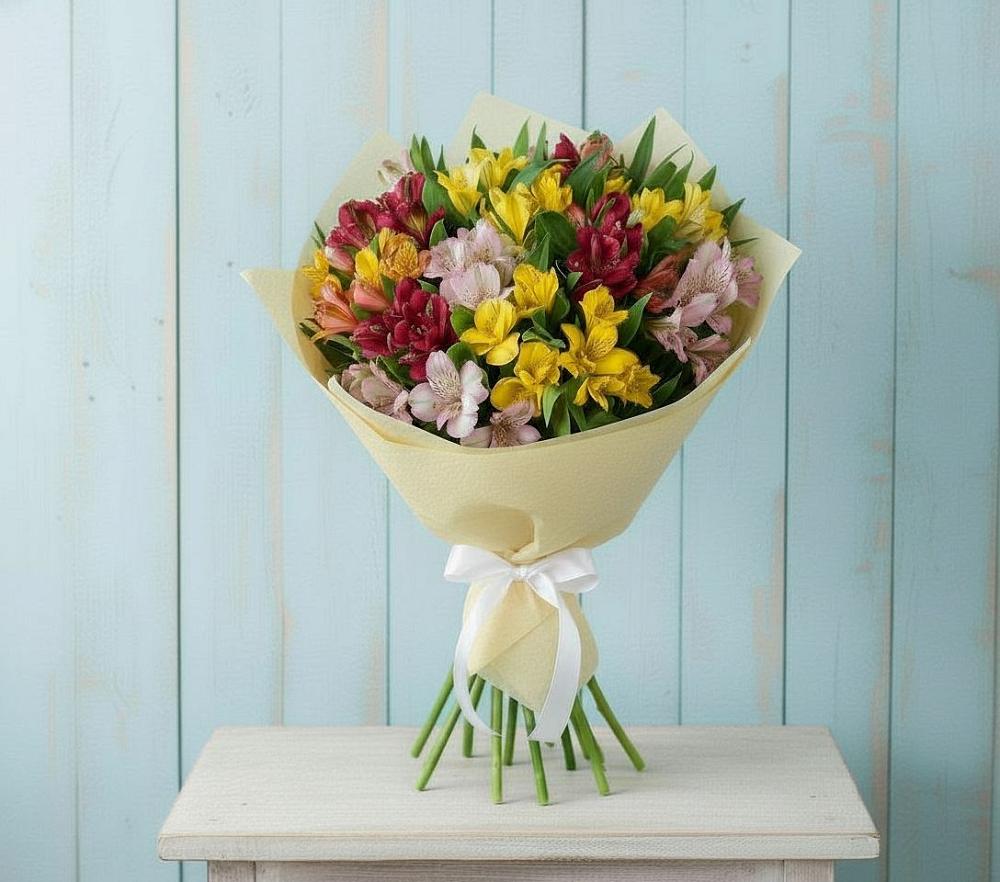 Букет цветов из: Альстромерии в Северном Белгородской области