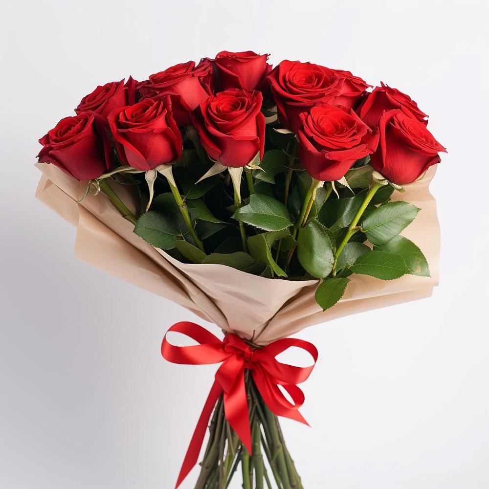 Букет 11 Красных роз Эдлесс Лав в Северном Белгородской области