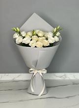 Букет цветов из:  Розы и Лизиантусы в Северном Белгородской области